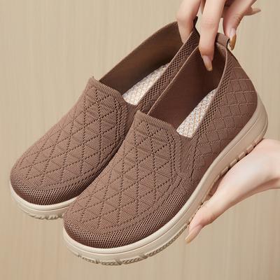 Shoes Women's Versatile Summer New Shallow Flat Shoes One Pedal Old Beijing Cloth Shoes Soft Sole Comfortable Mother Shoes