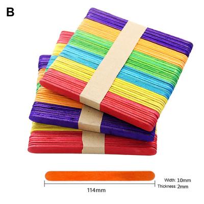 Kids Ice Lolly DIY Popsicle Sticks Cream Crafts Bakning