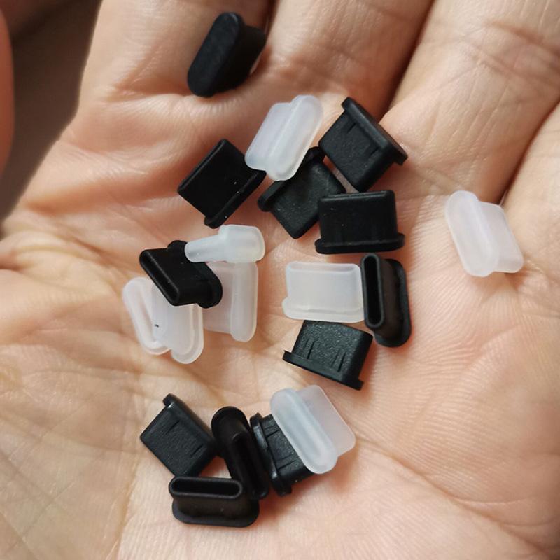 10pcs Type-C Dust Plug Silicone USB Charging Port Protector Anti-dust Plug Cover Cap for Samsung Huawei Xiaomi  Phone Dustplug