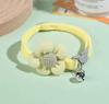 Yellow Collar for Everyday Wear, Adjustable Nylon Breakaway Collar for Small Cats