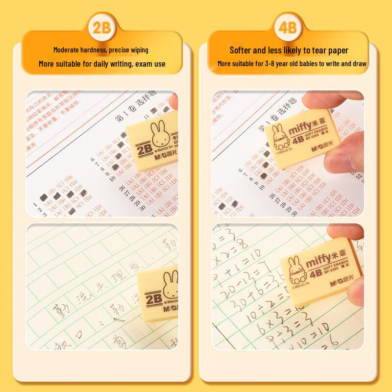 M&G Miffy 4B Art Eraser
