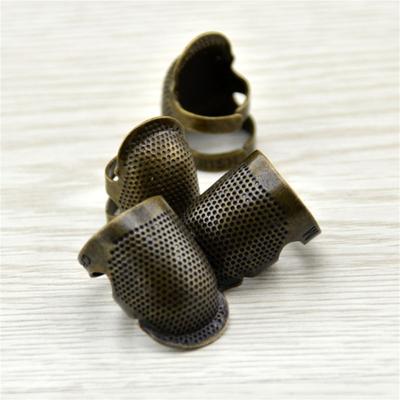 Copper Thimble Durable Solid Reusable Copper Sewing Finger Thimble for Women