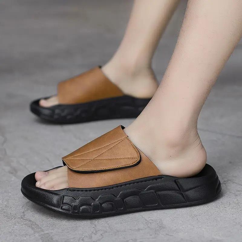 Fashion Eva Platform Slippers for Men Sandals Man Shoes High Quality Fashion Casual Mascullino Summer Sale Trend 2025 Fun Comfortable