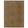 Day and Night - Day and Night Brown Washable Doormat 90x120 Cm