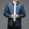 Spring New Men's Jacket Business Casual Lapel Middle-aged Dad Jacket Men's Thin Jacket