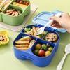 Portable Food Picnic Box Microwave Safe Lunch Container  for Children Kids School Office