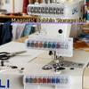 Transparent Magnetic Bobbin Storage Box Plastic Clear Bobbin Case  Home Sewing