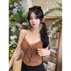 Women's Sexy Lace Polka Dot Camisole Top