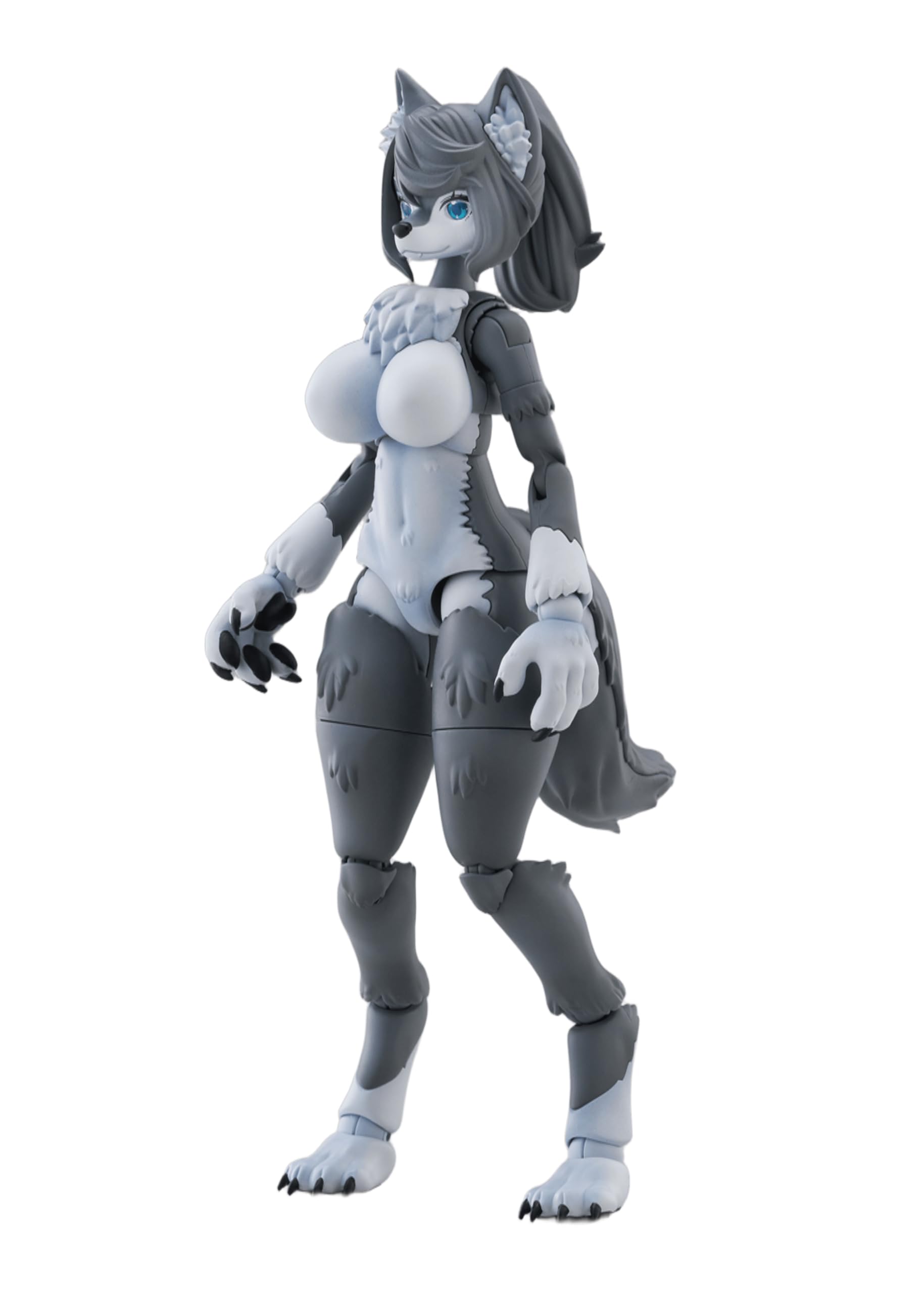 

Aoshima Bunka Kyozai Kemopura Gray Wolf Plastic Model Kit KP-03R PS ABS PVC Non-Scale