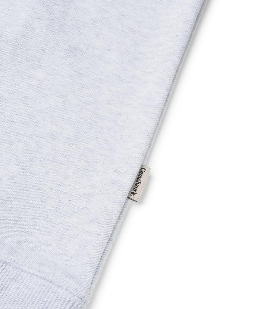 No.424 Caw Basic Logo Hoodie (Ash Gray)