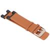 Leather Watch Band Wrist Watch Bands Double Sided Smartwatch Strap Replacement for Amazfit T Rex ProBrown