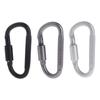 Durable Practical Camping Metal Climbing Aluminum Zinc Zinc Alloy Keyring Hook Carabiner Key Buckle