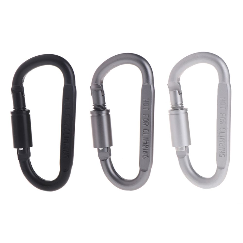 Durable Practical Camping Metal Climbing Aluminum Zinc Zinc Alloy Keyring Hook Carabiner Key Buckle