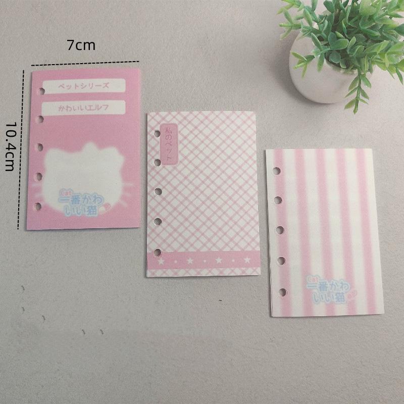 M5 Páginas de Colores 30 Hojas Hojas Sueltas Página Interior Diario Cuaderno de Bocetos Accesorios Diario Suministros de Oficina