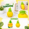 Pineapple Shaped Stress Relief Toy 18cm Squeeze Sensory Fidget Item for Hand Exercise and Focus for Home Office Use