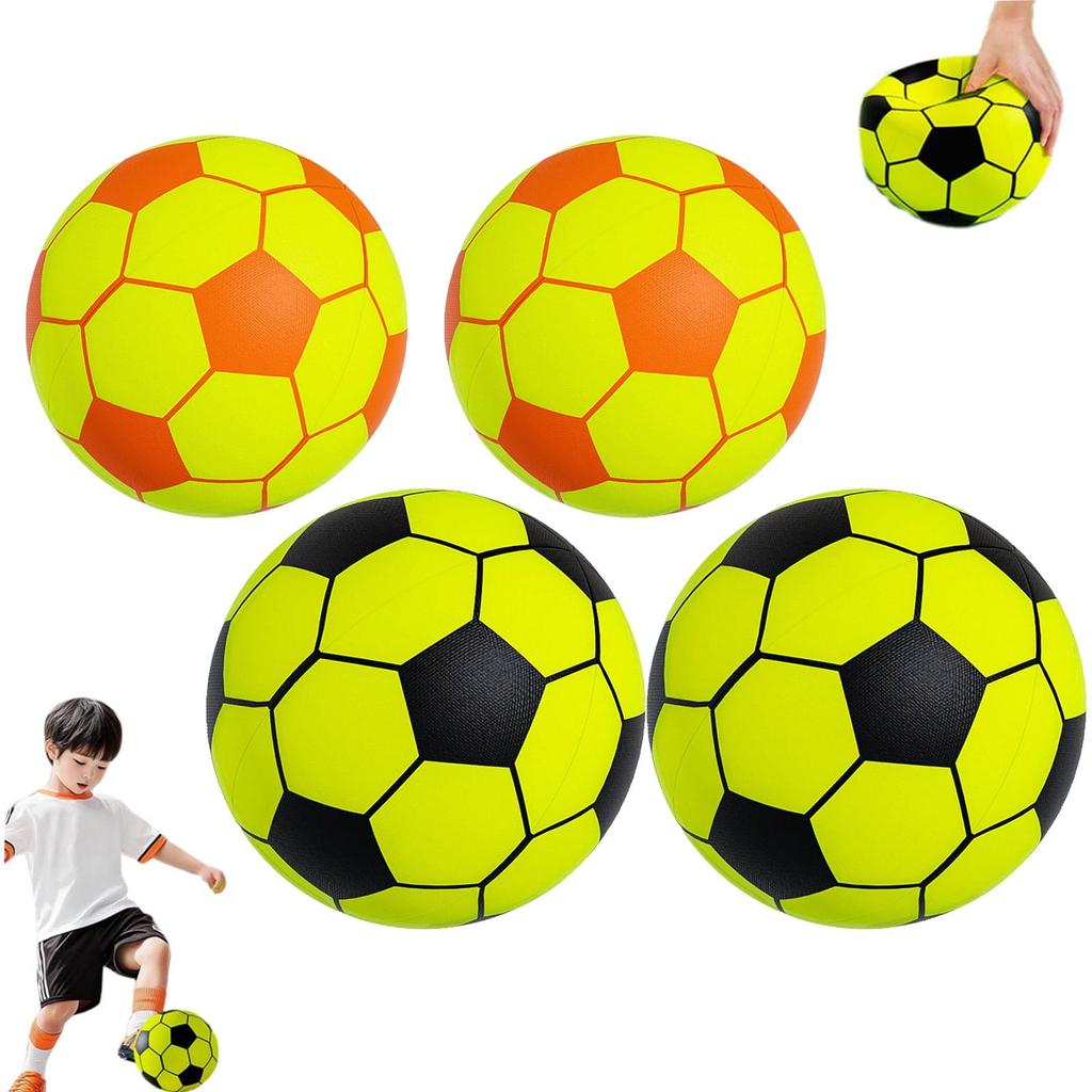 Ideal For Indoor Use The Silent Soccer Ball For Kids Boasts PU Foam Absorption And Soft Noise Reduction For Safe