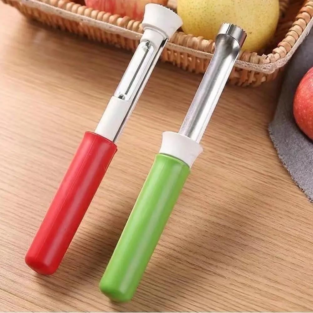 2 in 1 Fruit Core Remover Telescopic Fruit Pitter Kitchen Gadgets Core Removal Tool  Home Kitchen