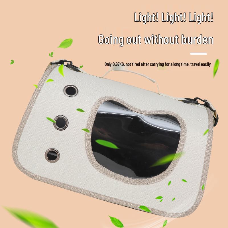 Portable Pet Backpack: Breathable Folding Space Capsule for Cats and Dogs