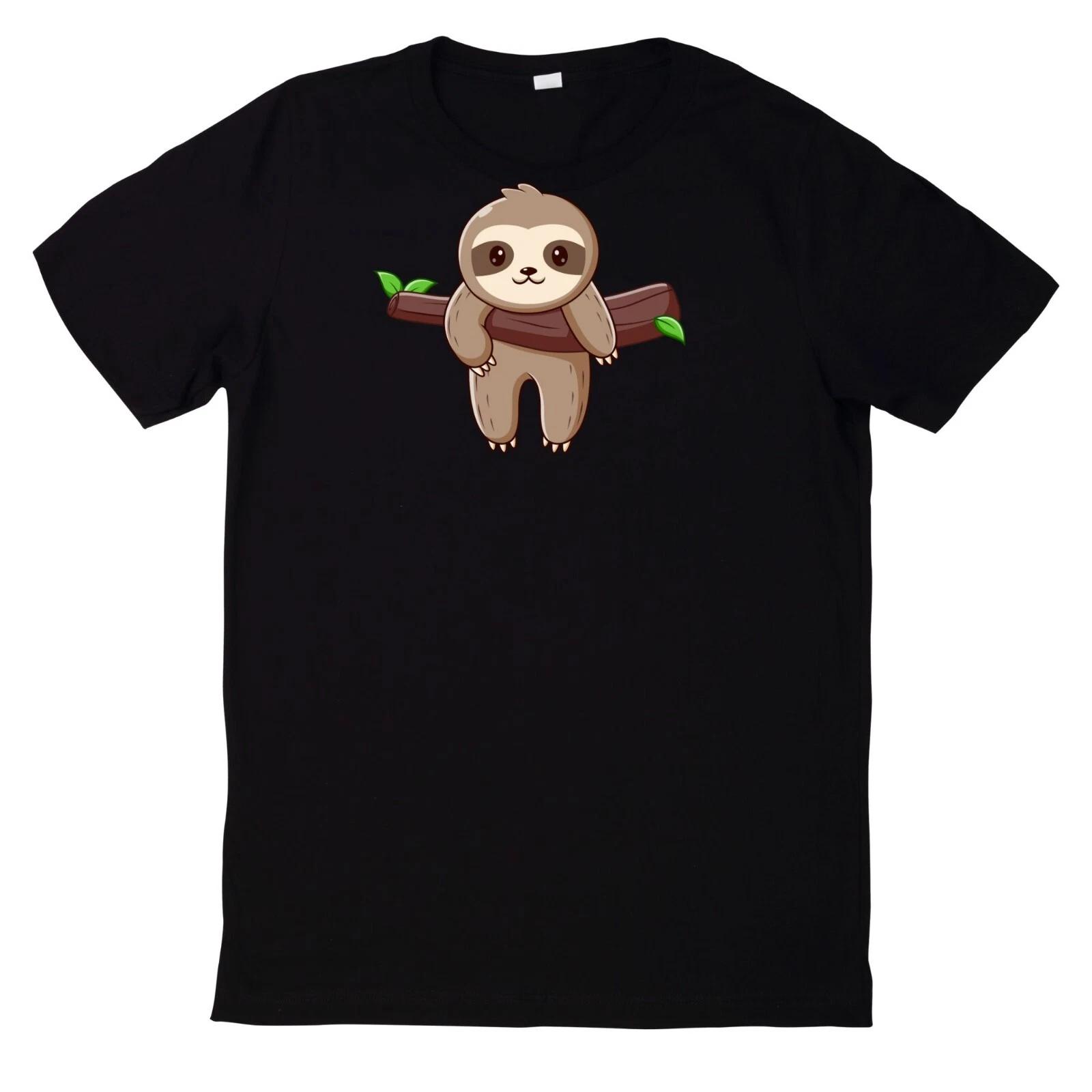 T-Shirt Faultier Slooth Lustige Geschenke L