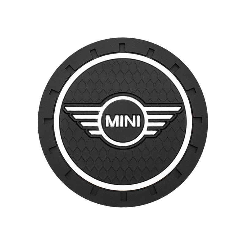

1/2Pcs Car Silicone Coaster Anti-Slip Water Cup Drink Mat For MINI Cooper JCW WORKS R55 R56 F55 F56 R57 R58 R59 R60 R50 F57 2023