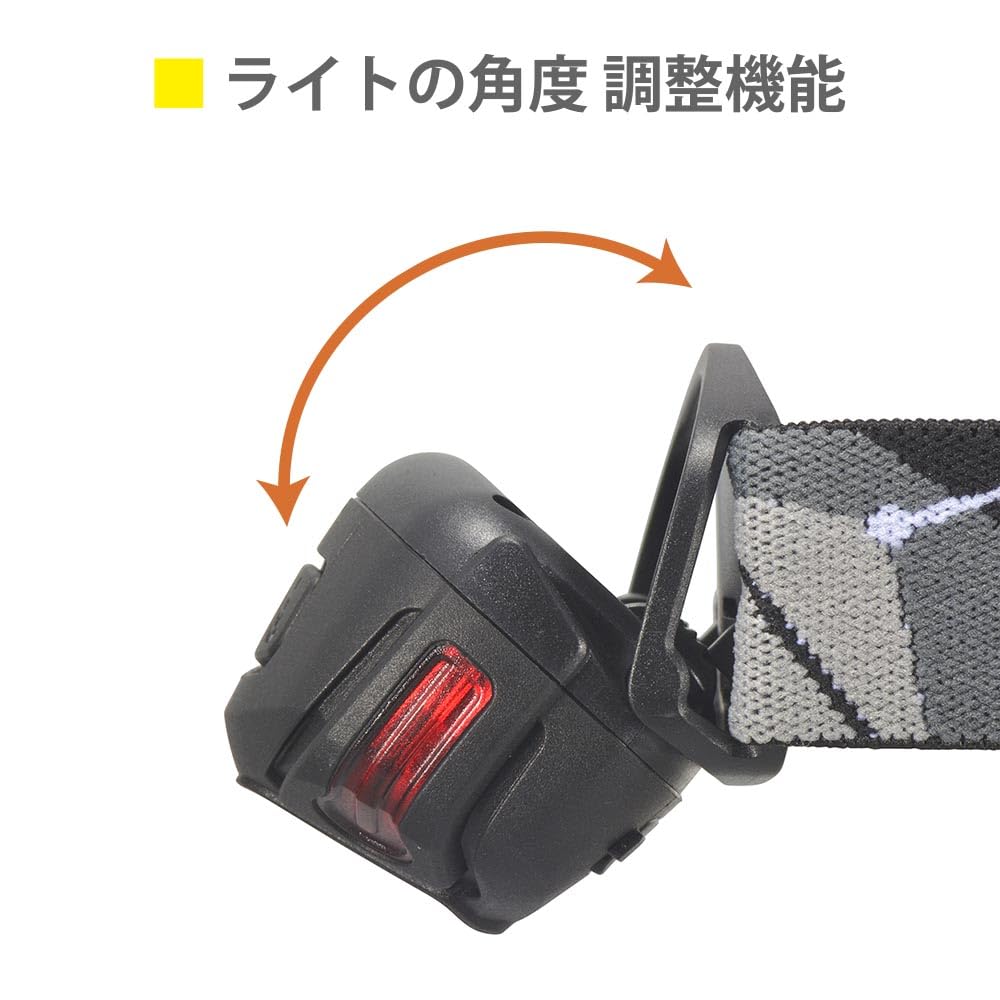 OHM Rechargeable LED Headlamp with Motion 350 Lumens OHM Electric Sensor, LC-CS35A7 08-0943