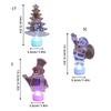 Glowing LED Acrylic Decoration Christmas Ornament Christmas Decorative Night Light For Kids Room Party Desktop Display
