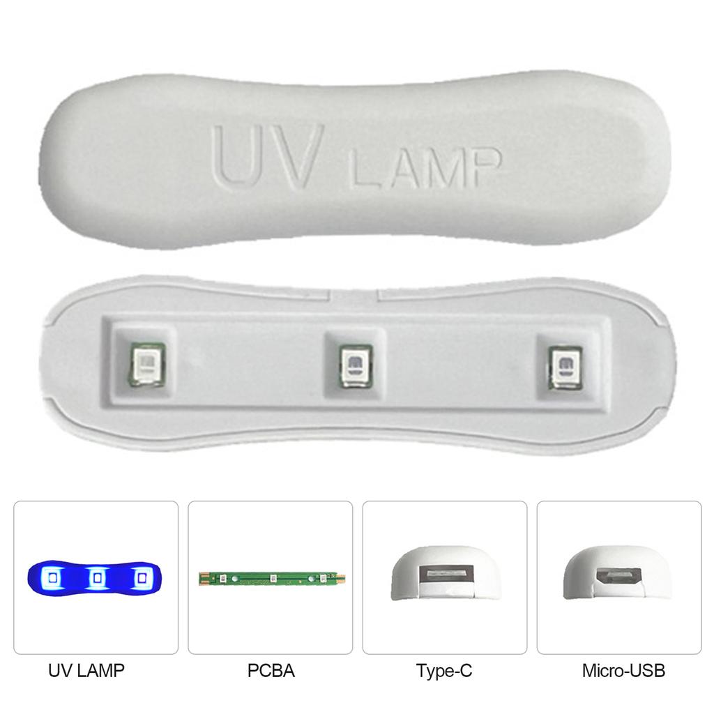 Aushärtungslampe für Autoglasreparatur, Mini-Harzhärtungskleber, UV-Lampe, Beleuchtungsset, Werkzeug, Werkzeuge zur Reparatur von Rissen in der Autofrontscheibe