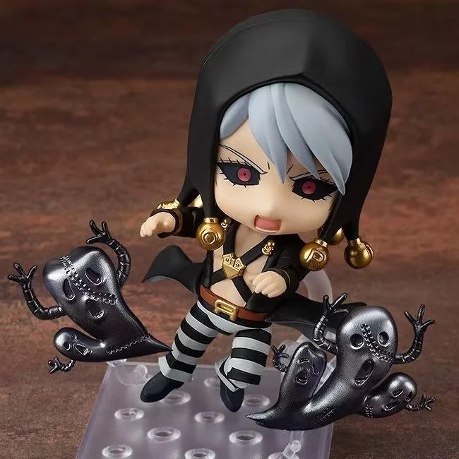 Risotto Nero Jojos Bizarre Adventure Golden Wind Chibi Swappable Face Boxed Anime Action Figure Collectible