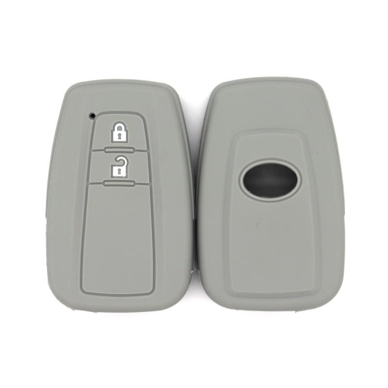 

Suitable for Toyota fence big Camry Asian Dragon Yize Raling Corolla car silicone key bag anti-fall key cover сірий