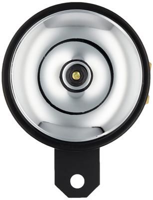 Kijima 304-8253 Motorcycle Parts Horn, Standard Type, 3.5 Inches (90 Mm), Low Tone, 300Hz, For Cars, Universal Chrome