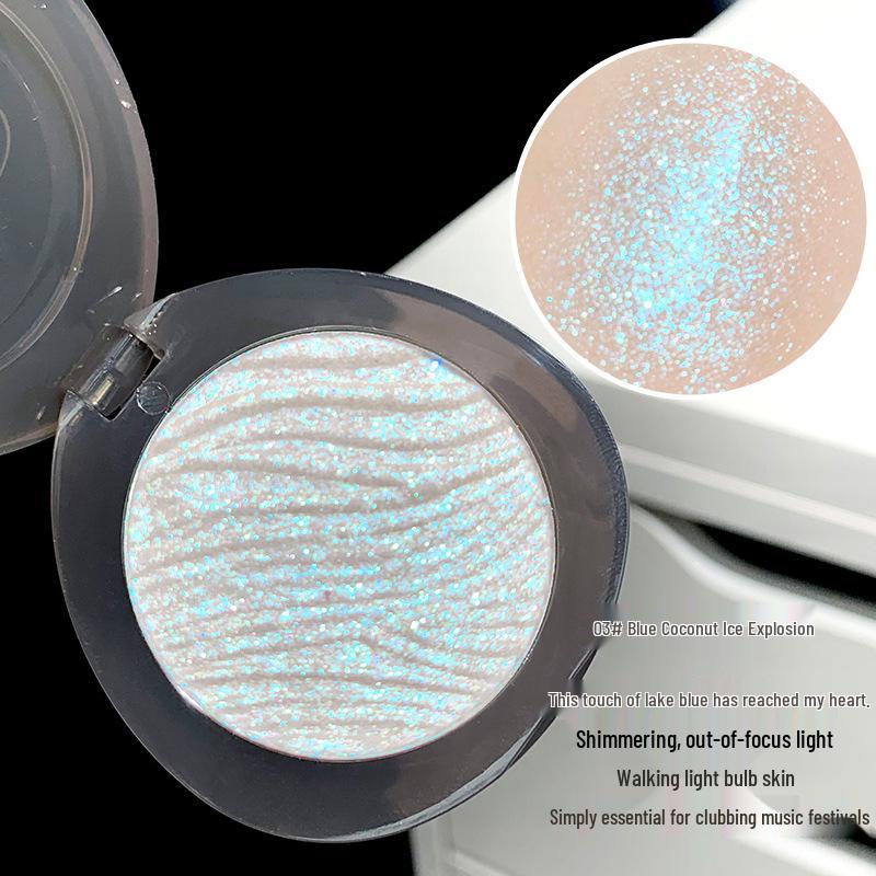 XiXi Moon Pond Highlight & Eyeshadow Palette - Super Flash, Brightening & No Fall-Out Nose Shadow.