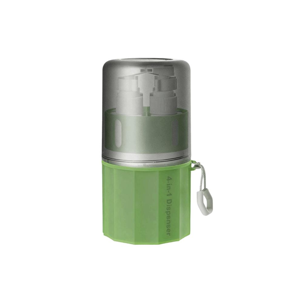 4v1 Sada Cestovních Lahviček Znovu Plnitelný Cestovní Dávkovač Lahvička Pro Hladké Povrchy Stěn