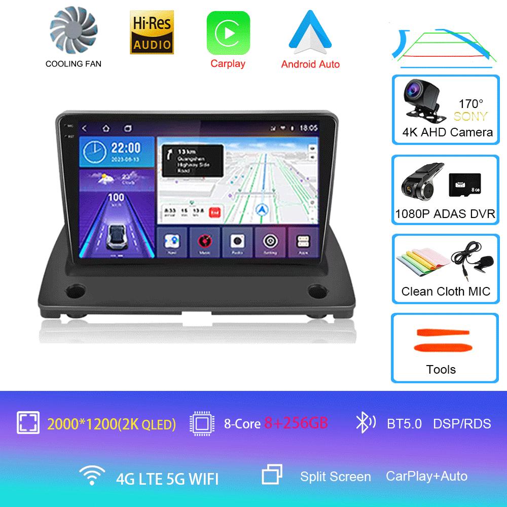 For VOLVO XC90 2004-2013 2 Din Android 14 Car Radio 2din Multimedia Video Player GPS Navigation Carplay WIFI HIFI DSP