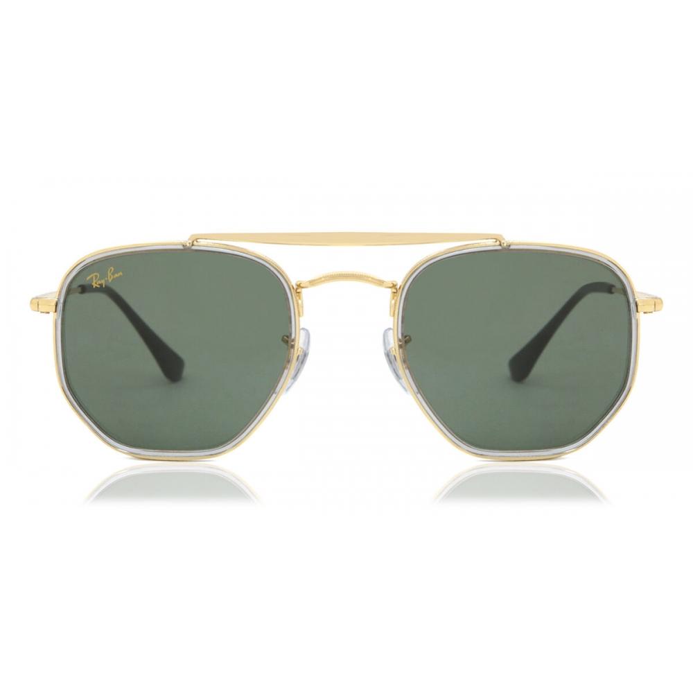 

Солнцезащитные очки унисекс Ray Ban Rb3648m The Marshal Ii 923931 Gold/52-23-145