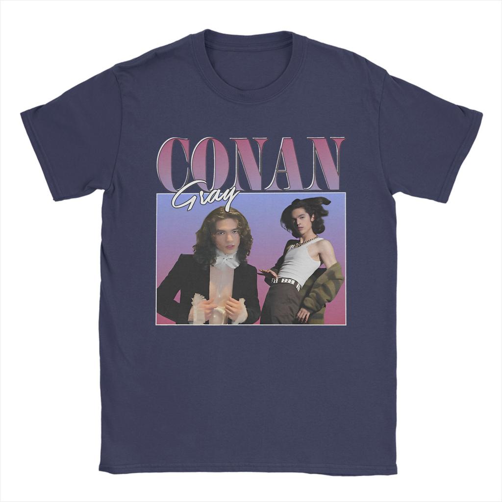 Conan Gray T Shirts Men Pure Cotton Fashion T-Shirts Crewneck Tees Short Sleeve Clothes Original