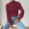 ZANZEA Women CasuaL Stand Collar Solid Color Long Sleeve Blouse