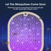 Foldable Electric Mosquito Killer Zapper Raqueta Mata Electrico USB Rechargeable Zanzare Mata Fly Tue Mouche De Anti Mosquitos