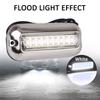 2Pcs 42 LED Waterproof Marine Boat LED Light Stainless Steel Underwater Pontoon Transom Lamp Yacht Cabin Deck Tail Lights