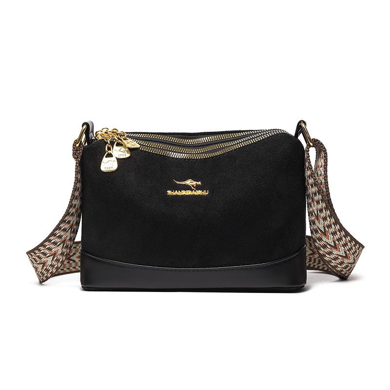 Multi-layer Large-capacity Crossbody Bag, Simple and Casual, Lightweight, Mid-aged Single-shoulder Bag