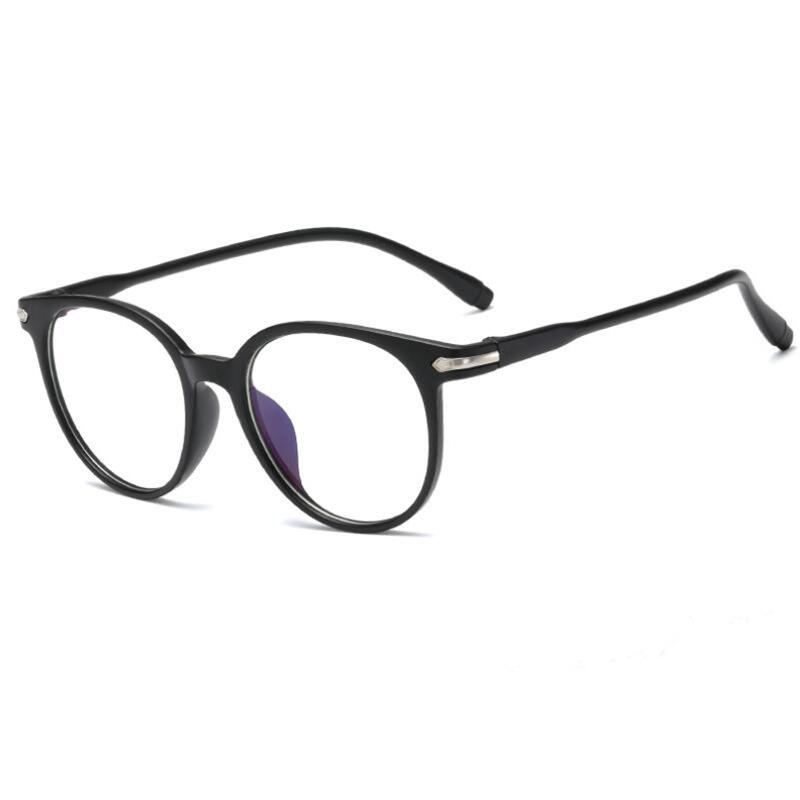 

Transparent Tea Vintage Women Short-Sight Eyeglasses Ky959 Big Frame Oval Prescription Spectacles Diopter 0 -50 -100 To -600 0