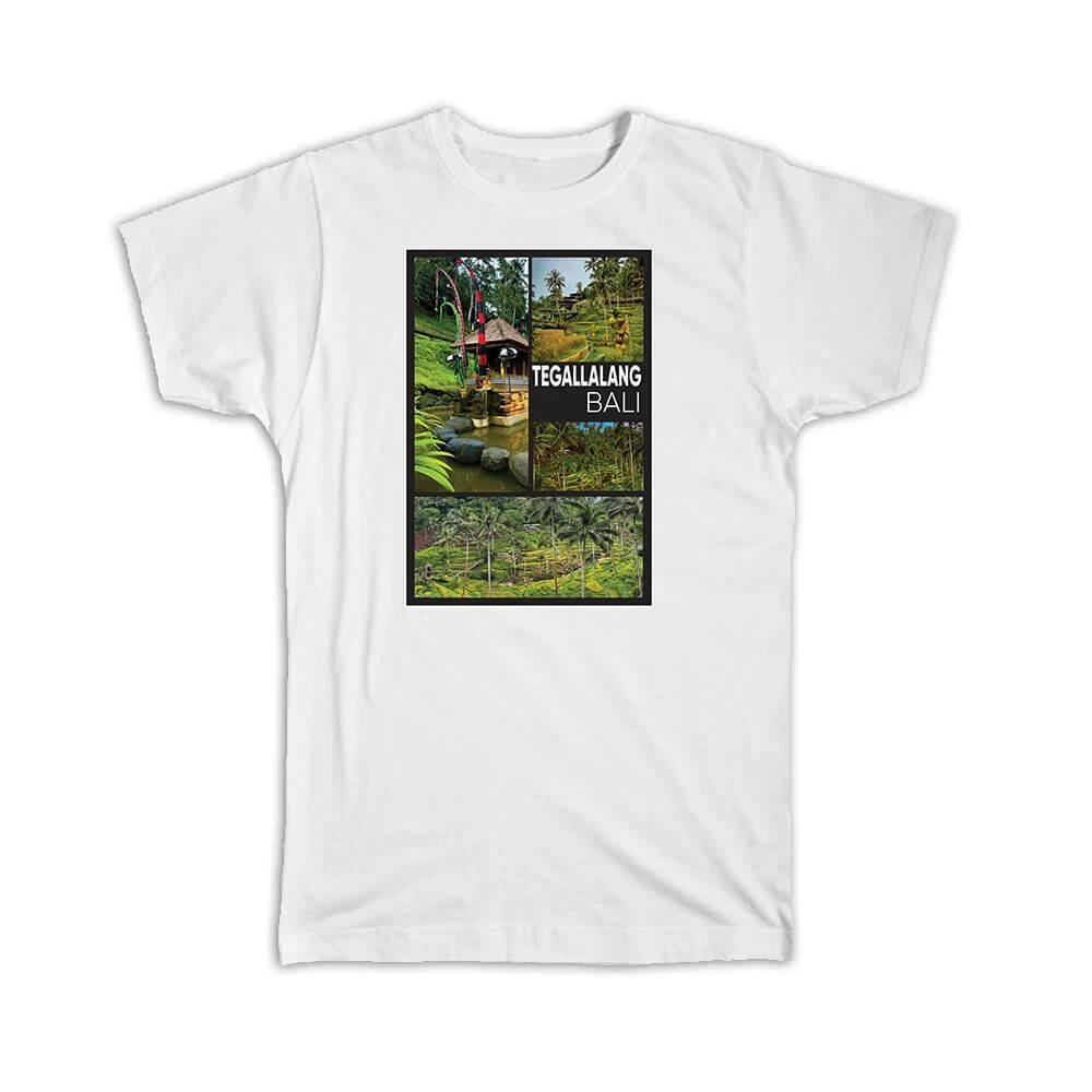 Gift T-Shirt : Indonesia Tegallalang Bali Photo Composition 2XL