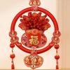 Traditional New Year Ornaments Reusable Spring Festival Pendant Hanging Decoration  Birthday
