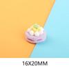 10Pcs Dollhouse Miniature Food Simulation Rose Cake Strawberry Blueberry Biscuits Dessert Doll House Decorations DIY Ornaments