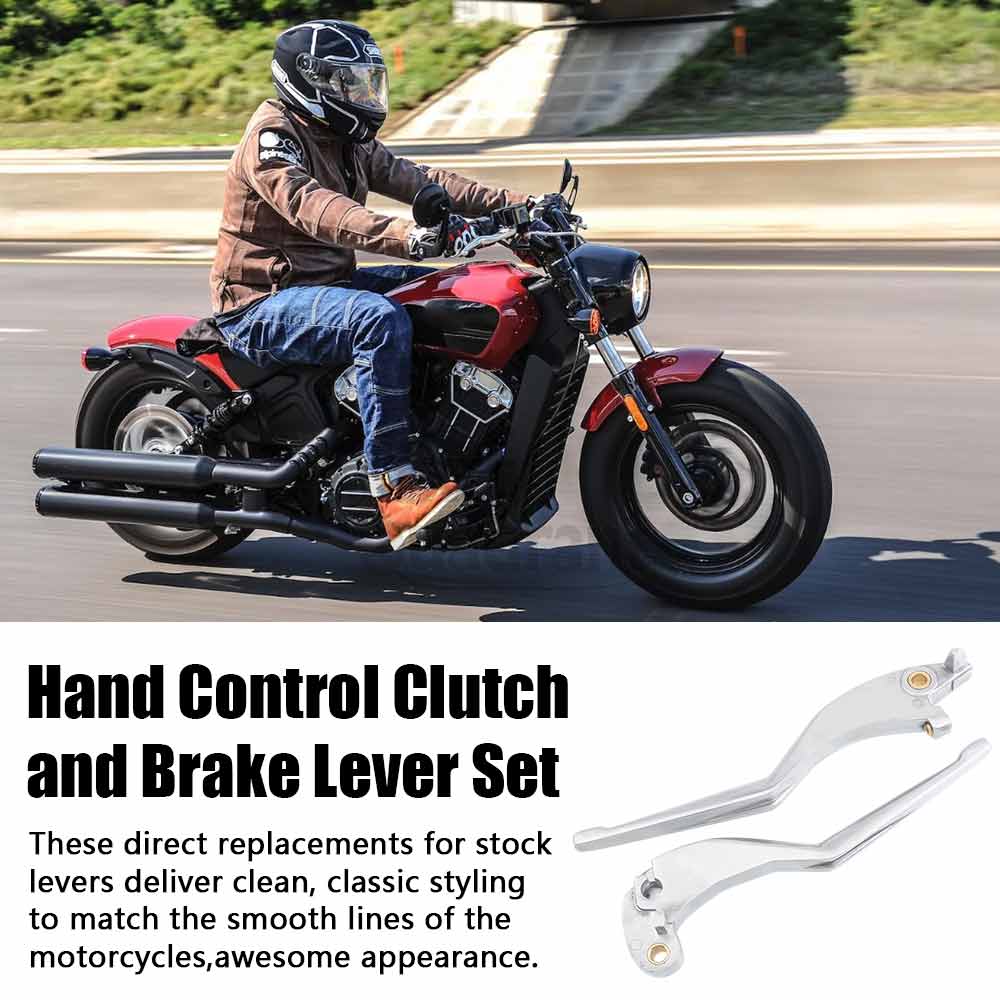 For Indian Scout Bobber Sixty with ABS 2017 2018 2019 2020 2021 Motorcycle Accessories Black/Silver Brake Lever Clutch Lever
