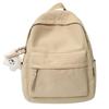 Korean Junior High Solid Color Backpack - Versatile & Stylish for Boys and Girls