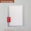 Clear Cover Detachable A4 Notebook, A5 Junior High Notebook, B5 Diary