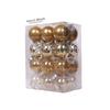 24Pcs Christmas Ball Ornaments Assorted Baubles Charm Pendants Delicate Crafts