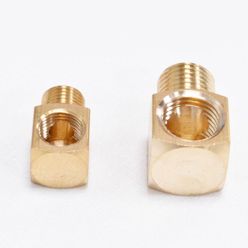 Essential Set Of 5 Brass Plumbing Fittings Brass Pipe Adapters Heavy Duty Pipe Connectors for Secure Pipe Connection