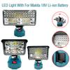 Lanterna de Trabalho LED de 3/5/8 Polegadas Para Bateria de Íon de Lítio Makita 18V Holofote Portátil COM Interruptor Ferramentas de Iluminação Noturna
