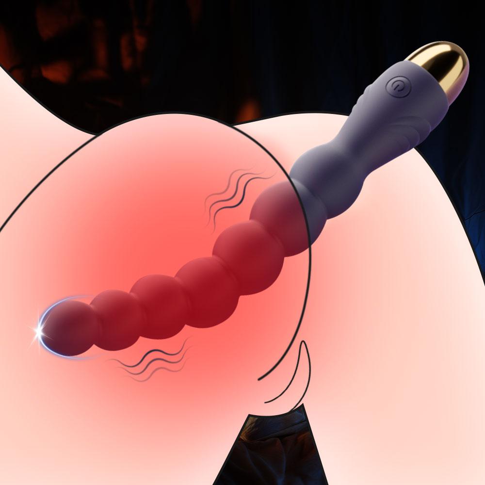 Couple Anal Bead Vibrator For Women Vagina Clitoris Stimulator Vibrating Butt Plugs Male Prostate Anus Massager Adult Sex Toys